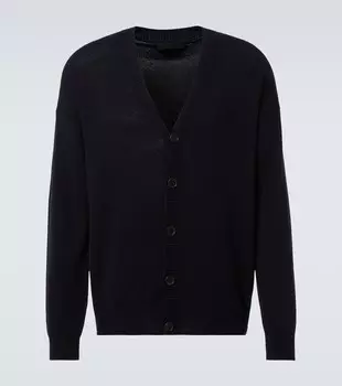 Кашемировый кардиган Prada, синий