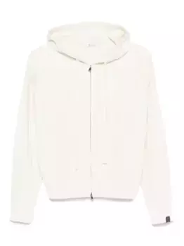 Кашемировый кардиган с капюшоном MAX MARA, нейтральный