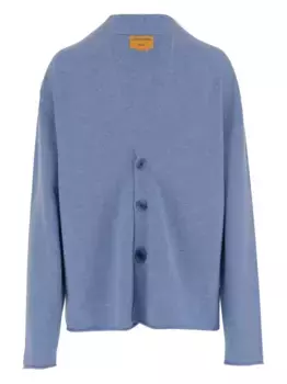 Кашемировый кардиган с V-образным вырезом Guest In Residence, синий