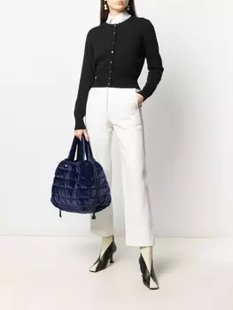 Кашемировый кардиган тонкой вязки N.Peal, черный