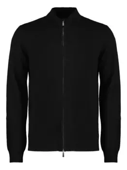 Кашемировый кардиган Urbino на молнии Moorer, черный