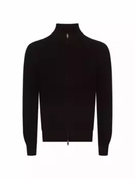 Кашемировый кардиган Zegna, коричневый