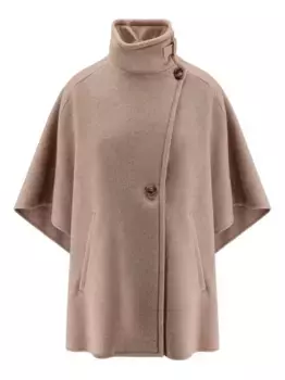 Кашемировый кейп Derrik MAX MARA, нейтральный