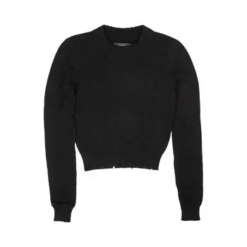 Кашемировый круглый вырез Amiri Classic, цвет Черный