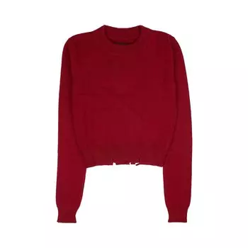 Кашемировый круглый вырез Amiri Classic, красный