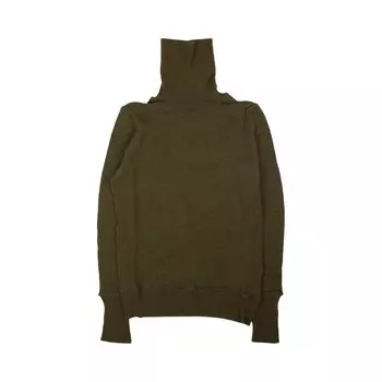 Кашемировый круглый вырез Amiri с потертостями, цвет Зеленый