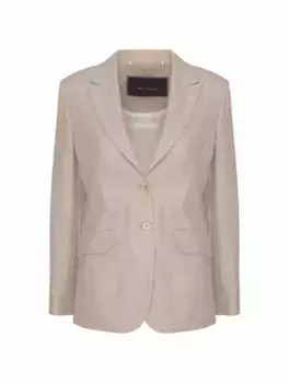 Кашемировый однобортный жакет Kiton, мультиколор