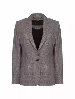 Кашемировый однобортный жакет Kiton, мультиколор