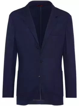 Кашемировый пиджак Brunello Cucinelli, синий
