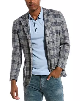 Кашемировый пиджак Kiton, мультиколор