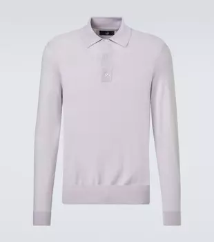 Кашемировый поло свитер Dunhill, Lavender