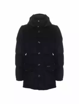 Кашемировый пуховик Kiton, тёмно-синий