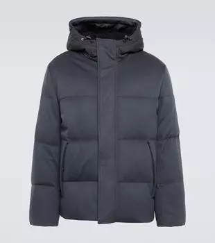 Кашемировый пуховик Snow Wander Loro Piana, бежевый