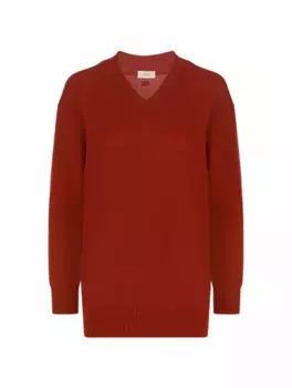 Кашемировый пуловер AGNONA, бордовый