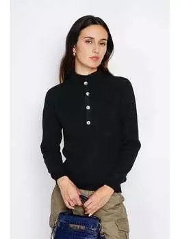 Кашемировый пуловер ASSUILI, черный