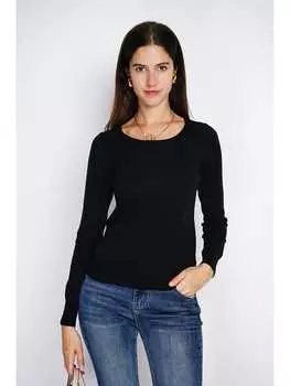 Кашемировый пуловер ASSUILI, черный