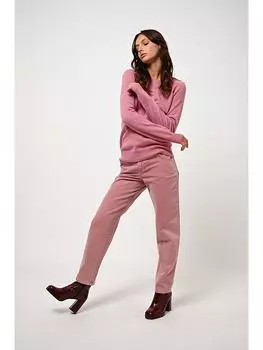 Кашемировый пуловер AUTHENTIC CASHMERE, розовый