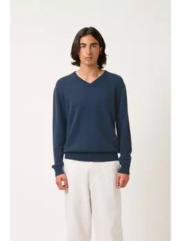 Кашемировый пуловер AUTHENTIC CASHMERE, темно-синий