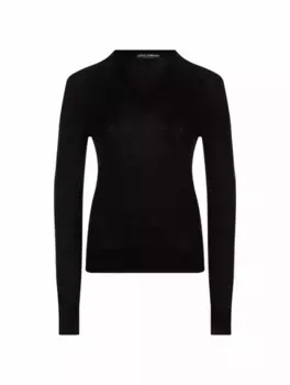 Кашемировый пуловер Dolce&Gabbana, черный