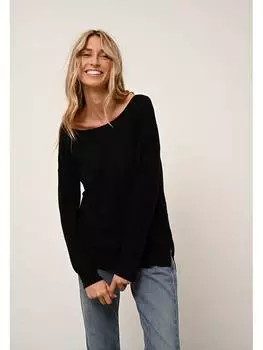 Кашемировый пуловер Just Cashmere, черный