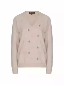 Кашемировый пуловер Lower Hutt Loro Piana, мультиколор