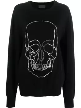 Кашемировый пуловер Philipp Plein, черный