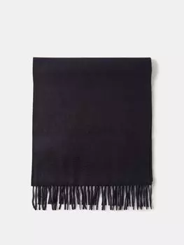 Кашемировый шарф aiden с бахромой Arch4, синий