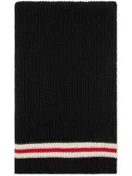 Кашемировый шарф Brunello Cucinelli, черный