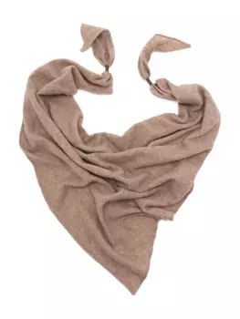 Кашемировый шарф Brunello Cucinelli, нейтральный