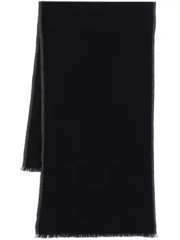 Кашемировый шарф Brunello Cucinelli, синий