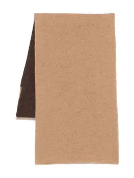 Кашемировый шарф Dell'oglio, коричневый