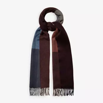 Кашемировый шарф eton в стиле пэчворк Eton, красный