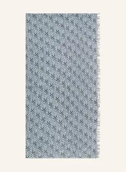 Кашемировый шарф лаха Hemisphere, голубой