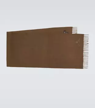 Кашемировый шарф Loro Piana, коричневый