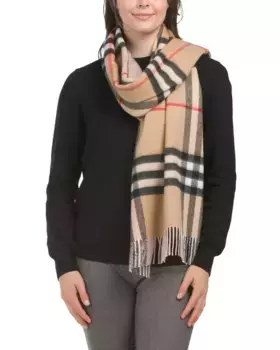 Кашемировый шарф Made In Scotland Burberry, цвет Multi