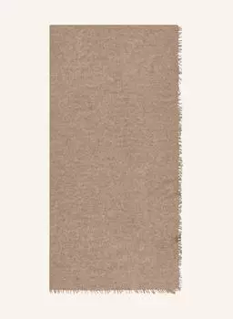 Кашемировый шарф Mouleta, коричневый