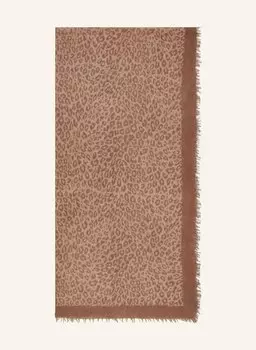 Кашемировый шарф Mouleta, коричневый