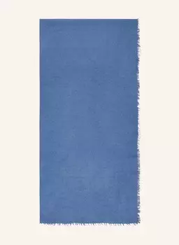 Кашемировый шарф Mouleta, синий