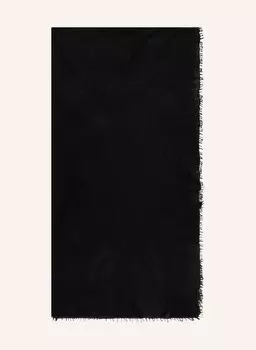 Кашемировый шарф однотонный Purschoen, черный