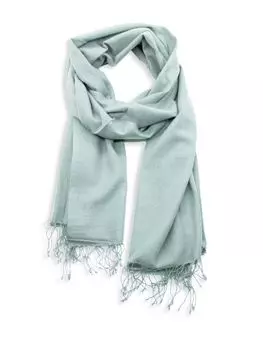 Кашемировый шарф пашмина Portolano, синий