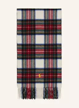 Кашемировый шарф Polo Ralph Lauren, белый
