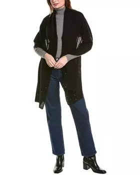 Кашемировый шарф Portolano, черный