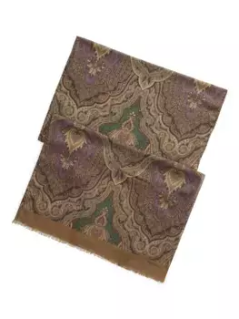 Кашемировый шарф Ralph Lauren Purple Label, коричневый