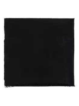 Кашемировый шарф с бахромой ISABEL MARANT, черный