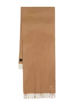 Кашемировый шарф с вышивкой 4G Givenchy, коричневый