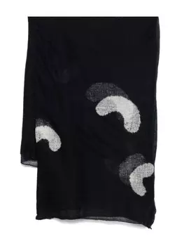 Кашемировый шарф Suzusan, черный