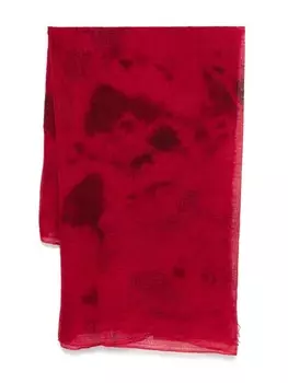 Кашемировый шарф Suzusan, красный