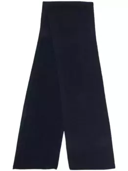 Кашемировый шарф тонкой вязки Boglioli, синий