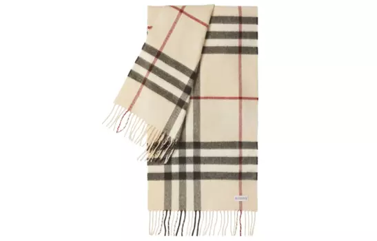 Кашемировый шарф в гигантскую клетку Burberry