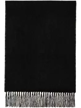 Кашемировый шарф в клетку Nova Check Burberry, черный